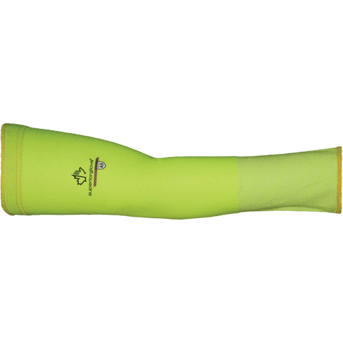 Max KTX1HV Cut-Resistant Sleeve, X-Large, TenActiv, 18", ASTM ANSI Level A9, High Visibility Yellow Equipex