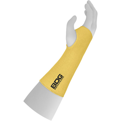 Manchette r&eacute;sistante &agrave; la coupe Classic avec ouverture pour le pouce, Kevlar, 18", ASTM ANSI niveau A4 Equipex