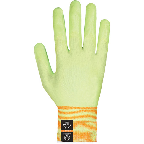 Gants ultra-fins haute visibilit&eacute; r&eacute;sistants &agrave; la coupe Dexterity Max, 12, Rev&ecirc;tement Mousse de nitrile, ASTM ANSI niveau A6 Equipex