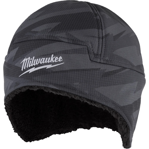 Secure Low-Profile Sherpa-Lined Beanie, Polyester Lining, Large/X-Large, Camo Equipex