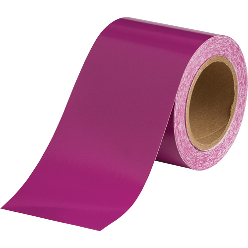 Pipe Marker Tape, 90', Purple Equipex