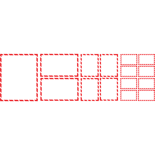 &eacute;tiquettes SIMDUT 400/pqt, Papier, Rouleau, 5-1/2" lo x 4-1/4" la Equipex