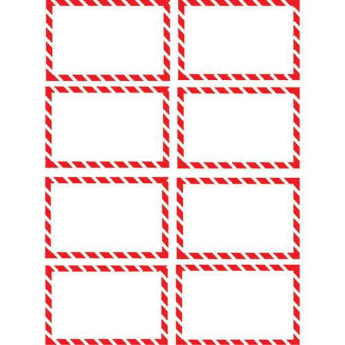 &eacute;tiquettes SIMDUT 100/bte, Vinyle, Feuille, 2-3/4" lo x 4-1/4" la Equipex