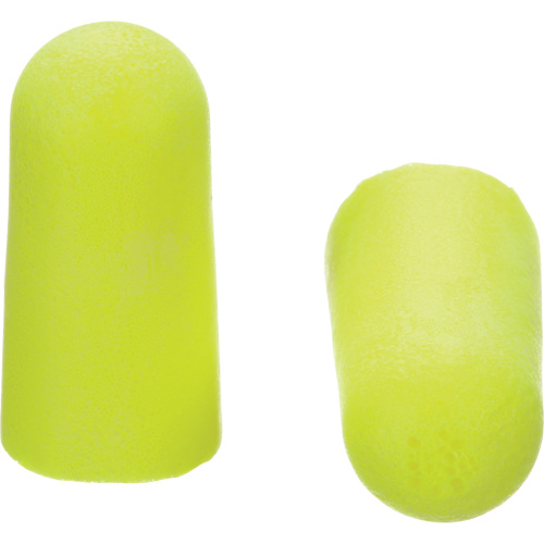 Bouchons d'oreilles n&eacute;on jaune E-A-Rsoft, Vrac - Sac en poly Equipex