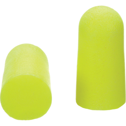 Bouchons d'oreilles n&eacute;on jaune E-A-Rsoft, Vrac - Sac en poly Equipex
