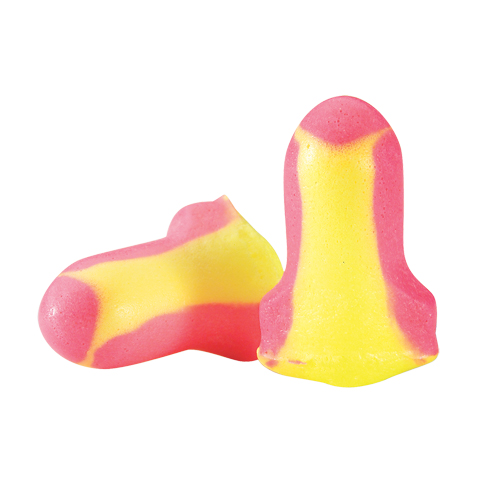 Bouchons d'oreilles en mousse multicolores Laser Lite de Howard Leight, Paire - Sac en poly Equipex