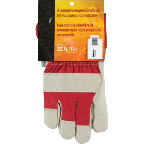 Gants d'ajusteur doubl&eacute;s pour l'hiver &agrave; chaleur sup&eacute;rieure, Grand, Paume en Cuir fleur de porc, Doublure en Thinsulate Equipex