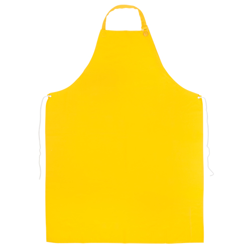 Tablier en PVC, PVC, Jaune, 35" la x 45" lo Equipex