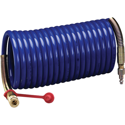 3M Series Loose Fitting Facepieces with Supplied Air-SUPPLIED AIR HOSES, Coiled High Pressure, 25' Equipex
