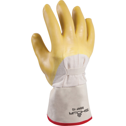 Nitty Gritty&reg; Gloves, 10, Latex Coating, Cotton Shell Equipex
