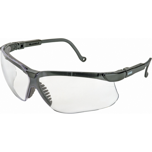Lunettes de s&eacute;curit&eacute; Uvex Genesis, Lentille Transparent, Antibu&eacute;e/Anti-&eacute;gratignures, R&eacute;pond ou surpasse la norme CSA Z94.3 Equipex
