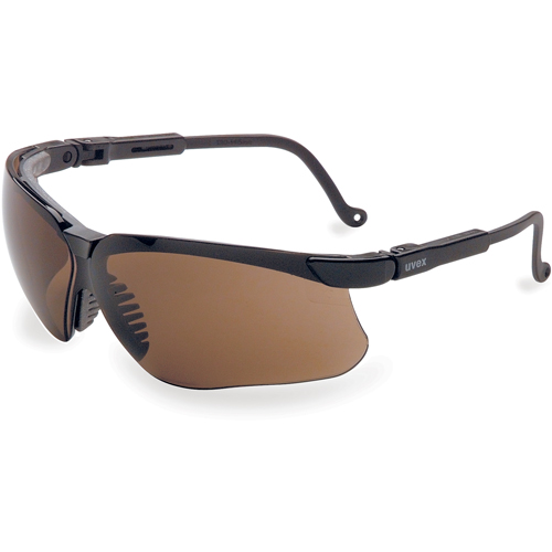Uvex&reg; Genesis&reg; Safety Glasses, Brown Lens, Anti-Scratch, Meets/Exceeds CSA Z94.3 Equipex