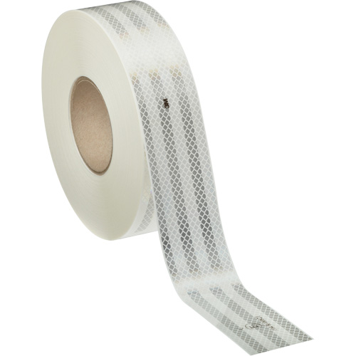 3M Scotchlite Diamond Grade mat&eacute;riau de perceptibilit&eacute; S&eacute;rie 983, 2" la x 150' lo, Blanc Equipex