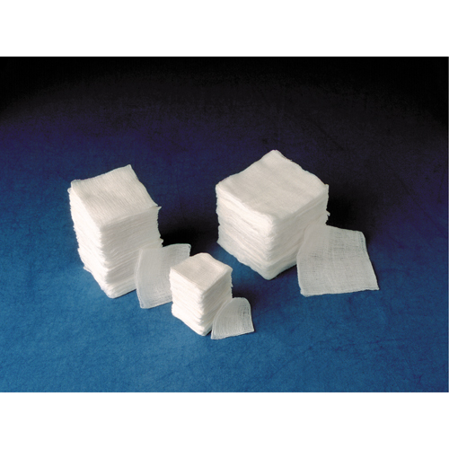 &eacute;ponges de gaze, Tampon, 4" lo x 4" la, Dispositif m&eacute;dical Classe 1 Equipex