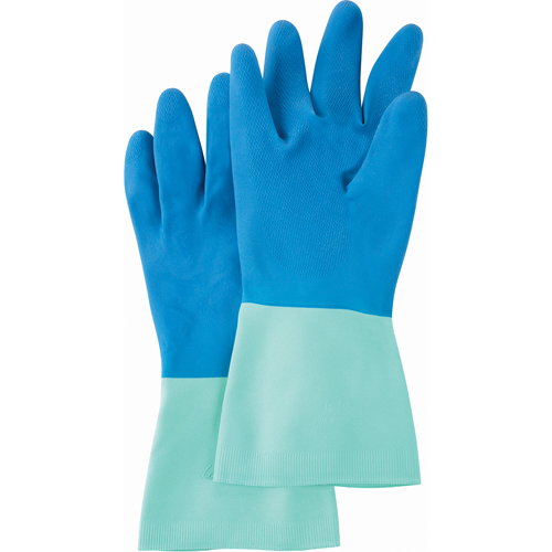 Gants Protector, Taille T-Grand/9/9,5, 13" lo, Nitrile, Doublure en Ouat&eacute;e, 28 mils Equipex