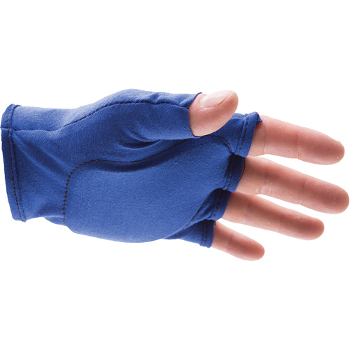 Doublures antichocs pour gants sans doigts, main droite, 6/T-petit, Paume en Synth&eacute;tique, Poignet &agrave; enfiler Equipex