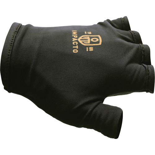 Gants antichocs sans doigts, main droite, T-petit, Paume en Cuir refendu, Poignet &agrave; enfiler Equipex