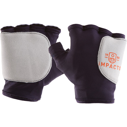 Gants de protection sans doigts paume/c&ocirc;t&eacute;, droit, T-petit, Paume en Su&egrave;de, Poignet &agrave; enfiler Equipex