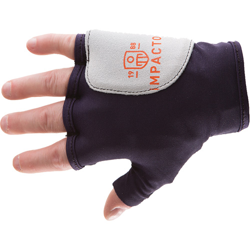 Gants de protection sans doigts paume/c&ocirc;t&eacute;, droit, T-petit, Paume en Su&egrave;de, Poignet &agrave; enfiler Equipex