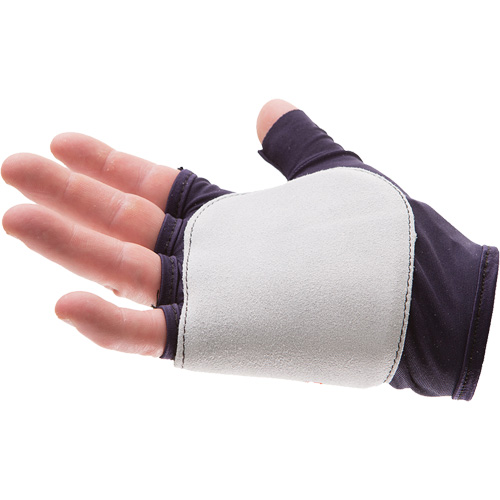 Gants de protection sans doigts paume/c&ocirc;t&eacute;, droit, T-petit, Paume en Su&egrave;de, Poignet &agrave; enfiler Equipex