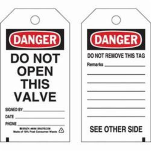 &eacute;tiquettes de s&eacute;curit&eacute; auto-plastifiantes, Polyester, 3" la x 5-3/4" h, Anglais Equipex