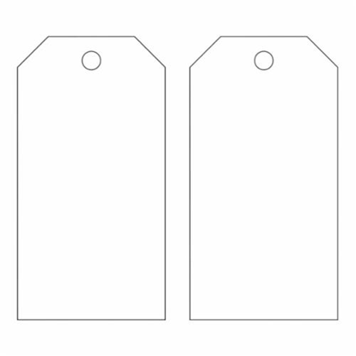 &eacute;tiquettes vierges autoplastifiantes pour la pr&eacute;vention des accidents, M&eacute;tal, 3" la x 5-3/4" h Equipex