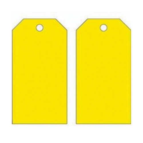 &eacute;tiquettes vierges autoplastifiantes pour la pr&eacute;vention des accidents, M&eacute;tal, 3" la x 5-3/4" h Equipex