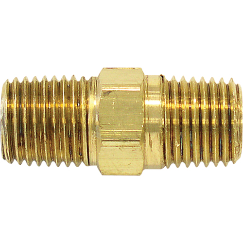 RACCORD,MALE1/2"-3/8"NPTLAITON HEXAGONAL, Laiton Equipex