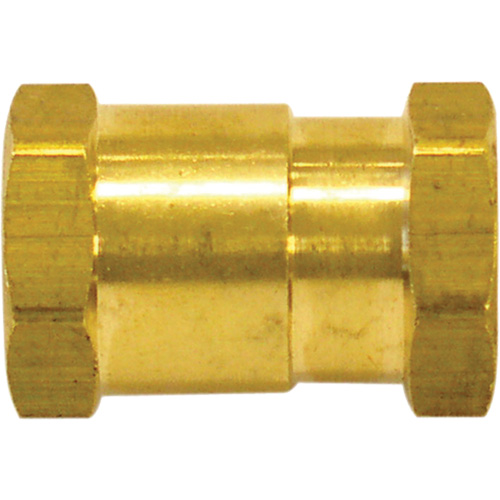 Female Hex Nipple, Brass Equipex