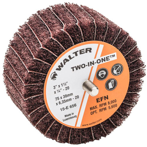 Meule &agrave; lamelles abrasives Two-In-One Equipex