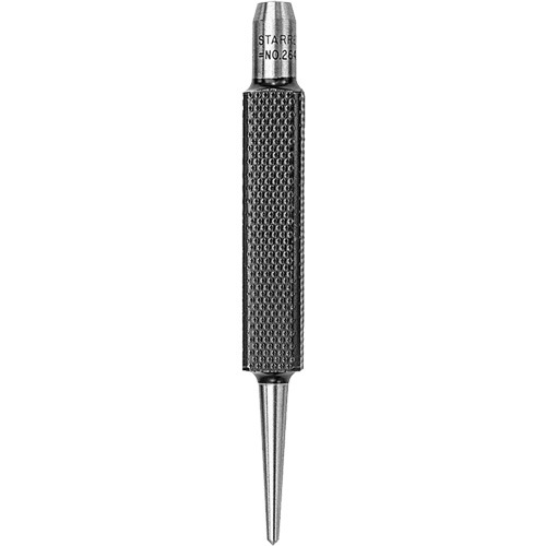 Centre Punch with Square Shank, 5/64" Dia., 3/8" Stock Size, 3-1/2" L Equipex