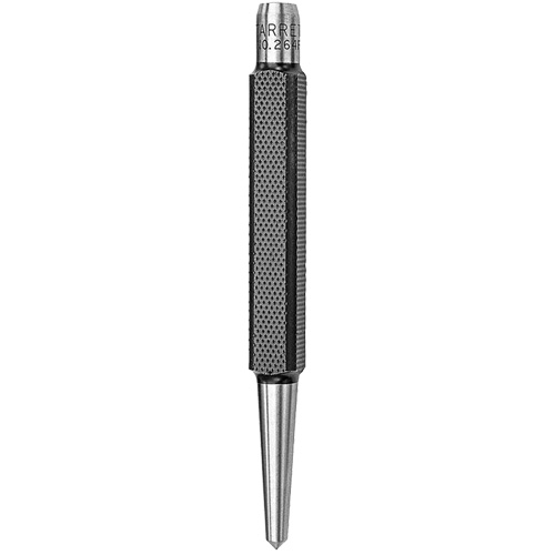 Centre Punch with Square Shank, 3/16" Dia., 7/16" Stock Size, 4-1/2" L Equipex
