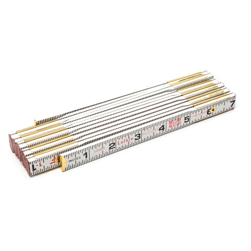Red End&reg; Engineer's Scale Rule, 6' L, Wood, 1/16" Graduations Equipex