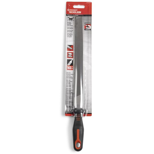 Single Cut Mill File, Flat, 10", Bastard Equipex