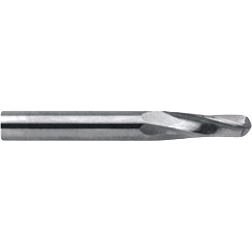 Ball End Extended Length End Mill, 1/8" Dia., 2 Flutes, Carbide Equipex