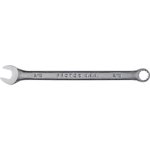 Combination Wrench, 12 Point, 5/16", Satin Finish Equipex