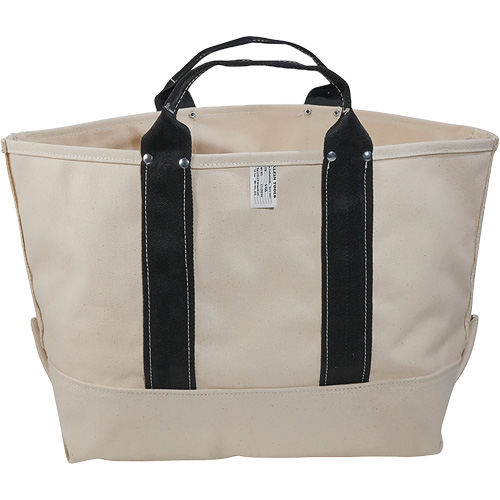 Heavy-Duty 17" Tool Bag, Canvas, 1 Pockets, Beige/Black Equipex