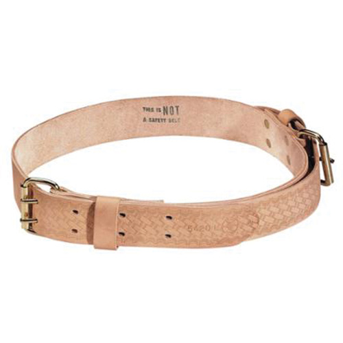 Ironworker's Heavy-Duty Tie-Wire Belt, Leather, Tan Equipex