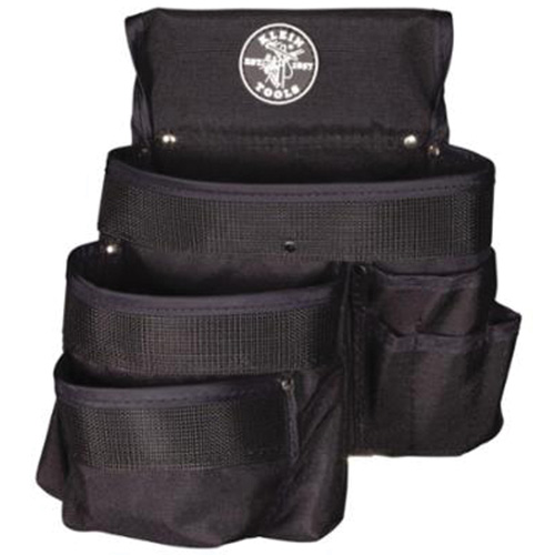 PowerLine Series 9-Pocket Tool Pouch, 1000 Denier Cordura&reg;, Black Equipex