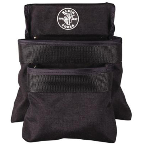 PowerLine Series 2-Pocket Utility Pouch, 1000 Denier Cordura&reg;, Black Equipex