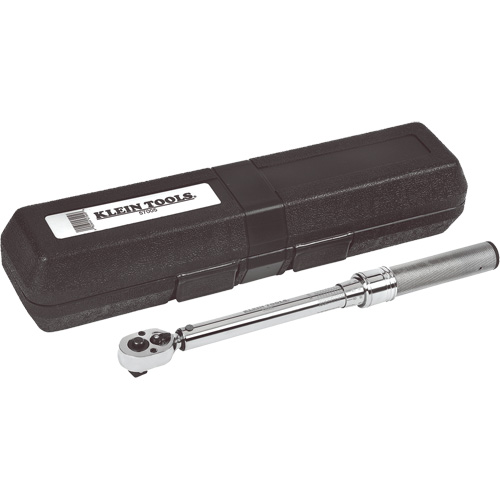 Torque Wrench, Click, 3/8" Square Drive, 3.4-28.3 Nm/30-250 in-lb Equipex