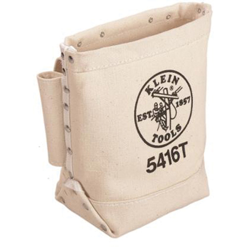 Bull-Pin & Bolt Tool Bag with Tunnel Loop, Tool Holder, Canvas, 3 Pockets Equipex