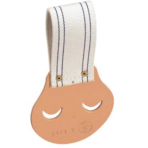 Spud Wrench Holder with Cotton Web Tunnel Connection, Tool Holder, Leather, 2 Pockets Equipex