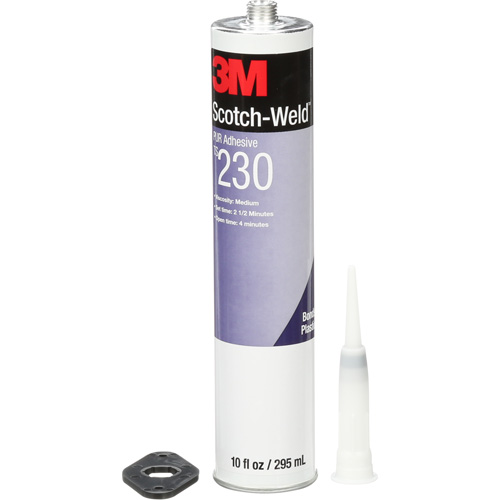 Scotch-Weld PUR Adhesive TS230, 10 oz., Cartridge, White Equipex