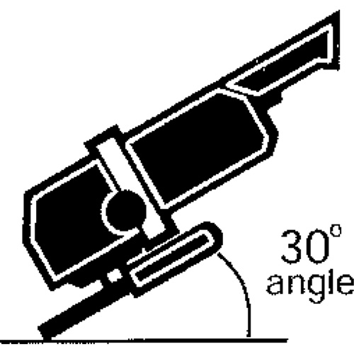 Meule rapide A24N, 6" x 1/4", Arbre 7/8", Oxyde d'aluminium, Type 27 Equipex