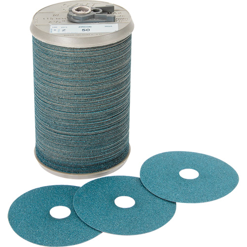 Blue Line Aggressive Grinding Fibre Disc, Zirconium, 60, 4-1/2" Dia x 7/8" Arbor Equipex