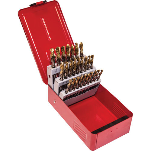 Jobber Drill Set, 26 Pieces, High Speed Steel Equipex