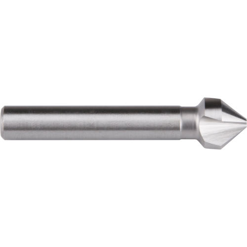 Straight Shank Countersink, 8.3 mm, High Speed Steel, 82° Angle, 3 Flutes Equipex