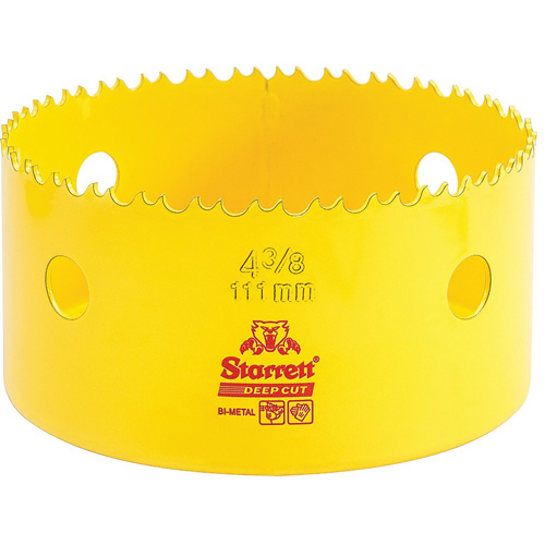 Scie &agrave; cloche bim&eacute;tal 4-3/8", 4-3/8", Profondeur de la coupe 2", Bim&eacute;tal Equipex