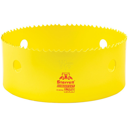 Scie &agrave; cloche bim&eacute;tal 5-1/2", 5-1/2", Profondeur de la coupe 2", Bim&eacute;tal Equipex